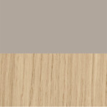 White Oiled Oak w. Beige Arizona 0748 Fenix Nano Laminate & Brass